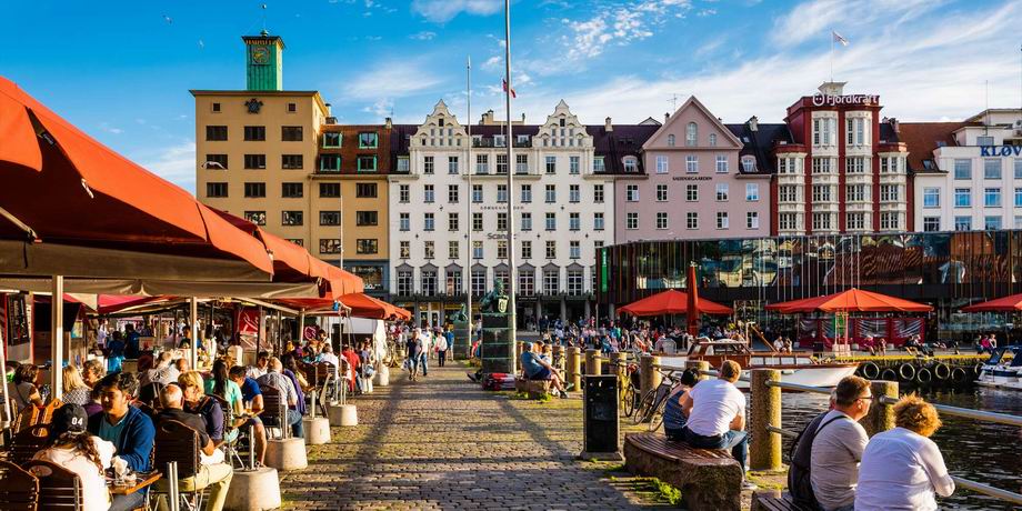 bergen látnivalók - fisketorget