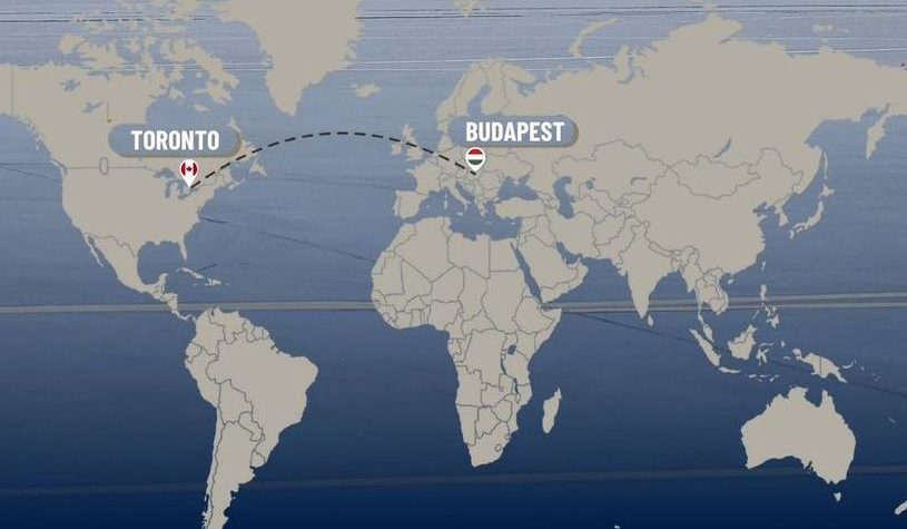 budapest toronto repülőjárat
